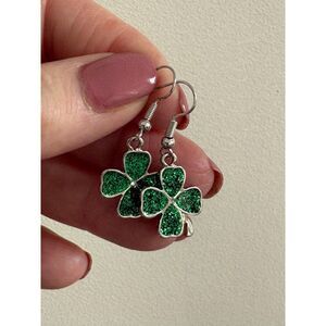 Four-leaf Clover Dangle Earrings